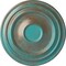 Ekena Millwork Traditional Ceiling Medallion (Fits Canopies up to 5 1/2"), 24 3/8"OD x 1 1/2"P, Copper Green Patina CM24TRCGS - alternate 1